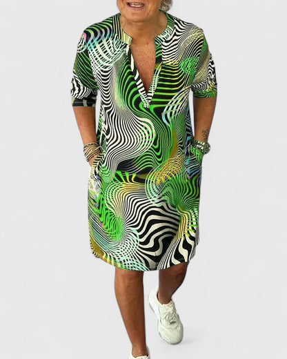 Helinae™ | Stylowa Sukienka z Dekoltem w Kształcie V