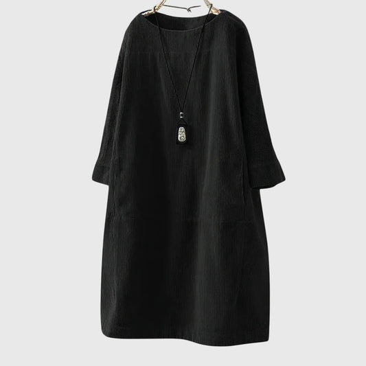 Grace | Relaksująca Midi Sukienka z Tkaniny