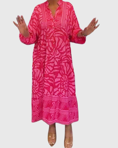 Mckinley™ | Maxi Sukienka z Eleganckim Wzorem