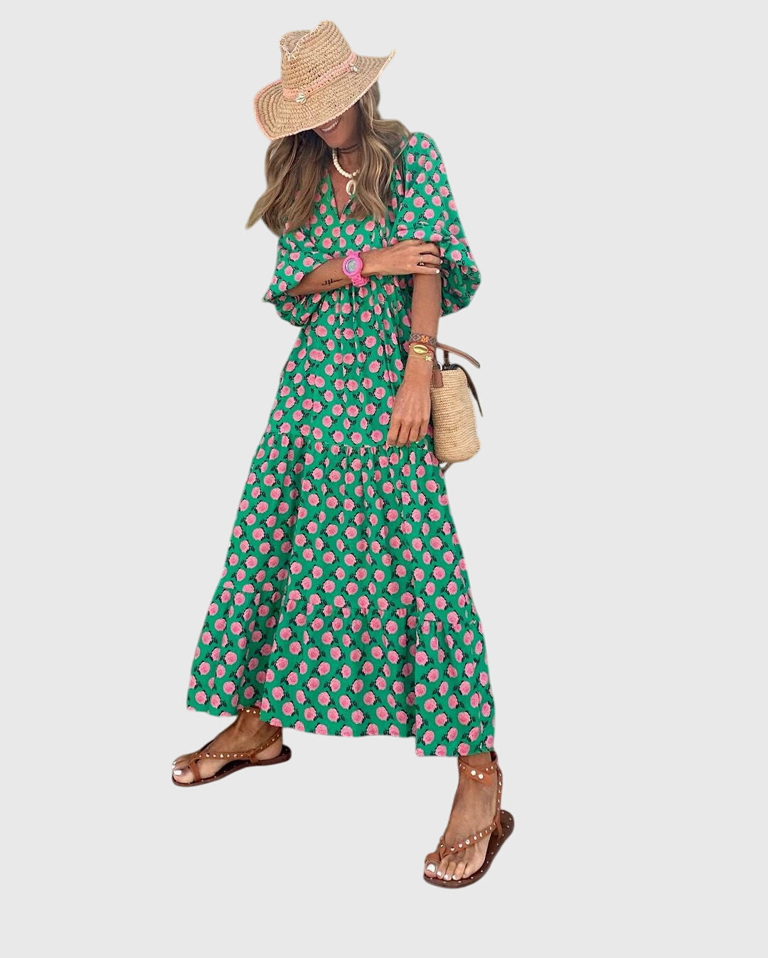 Sarah™ - Boho Maxi Sukienka