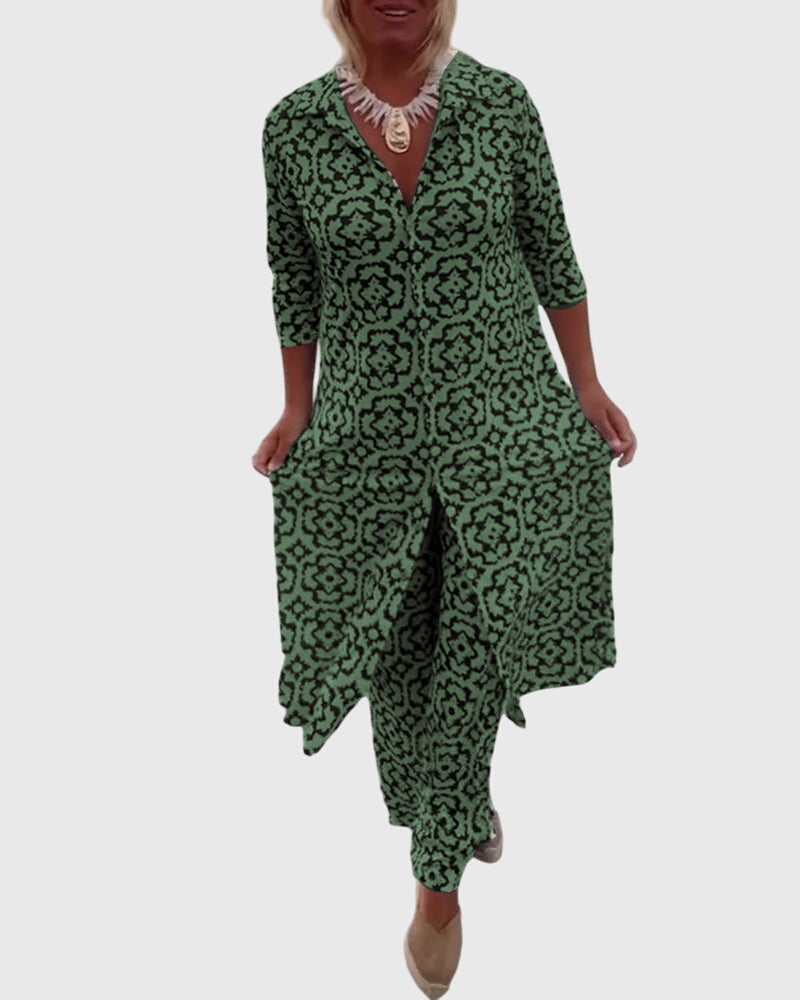 Gabriella™ | Elegancki Vintage Dwuczęściowy Zestaw