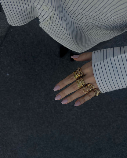 Almareine | Pierścionek 18K Złoto